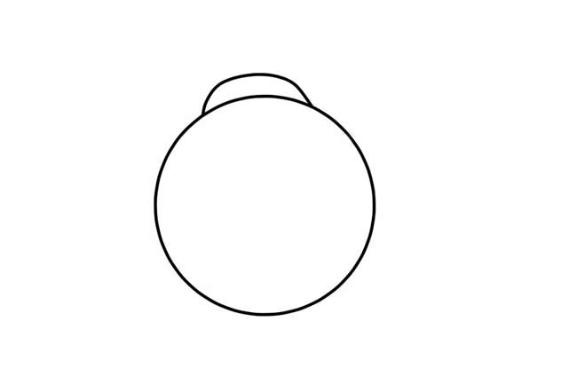 涂色的七星瓢虫简笔画