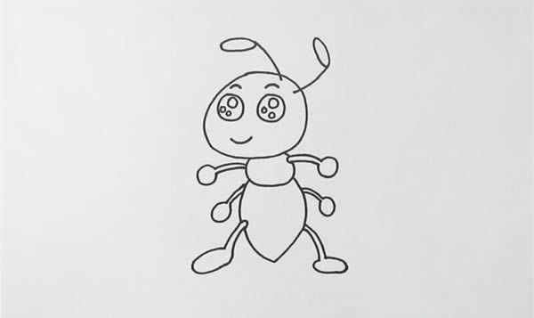 卡通蚂蚁怎么画简单又漂亮