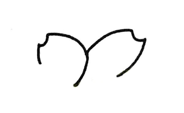教你四步画出简单的樱花