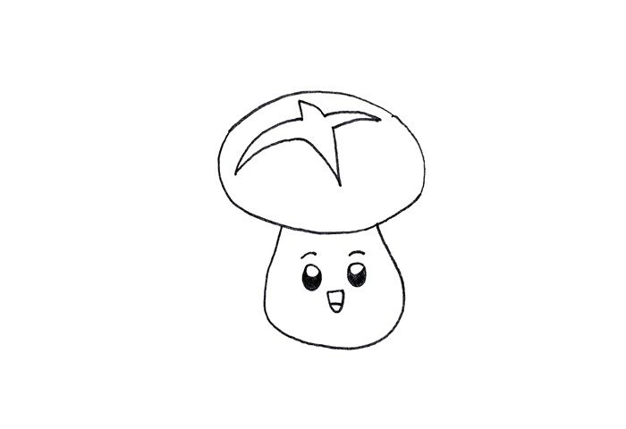 香菇怎么画